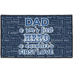 My Father My Hero Door Mat - 60"x36"