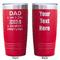 My Father My Hero Red Polar Camel Tumbler - 20oz - Double Sided - Approval