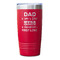 My Father My Hero Red Polar Camel Tumbler - 20oz - Single Sided - Approval