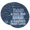 My Father My Hero Round Paper Coaster - Main