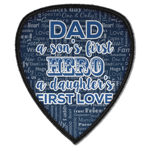 Custom My Father My Hero Iron on Shield Patch A