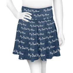My Father My Hero Skater Skirt - Small (Personalized)