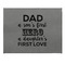 My Father My Hero Small Engraved Gift Box with Leather Lid - Approval