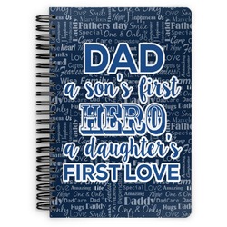 My Father My Hero Spiral Notebook - 7x10