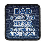 My Father My Hero Iron On Square Patch