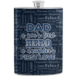 My Father My Hero Stainless Steel Flask