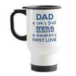 My Father My Hero Stainless Steel Travel Mug with Handle