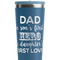 My Father My Hero Steel Blue RTIC Everyday Tumbler - 28 oz. - Close Up