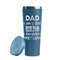 My Father My Hero Steel Blue RTIC Everyday Tumbler - 28 oz. - Lid Off