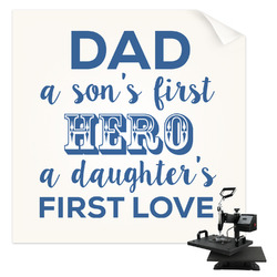 My Father My Hero Sublimation Transfer - Pocket