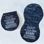 My Father My Hero Burp Pads - Velour - Set of 2