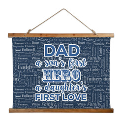 My Father My Hero Wall Hanging Tapestry - Wide