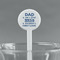 My Father My Hero White Plastic 7" Stir Stick - Round - Main