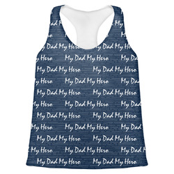 My Father My Hero Womens Racerback Tank Top - 2X Large (Personalized)