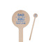 My Father My Hero Wooden 7.5" Stir Stick - Round - Closeup