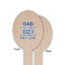 My Father My Hero Wooden Food Pick - Oval - Single Sided - Front & Back