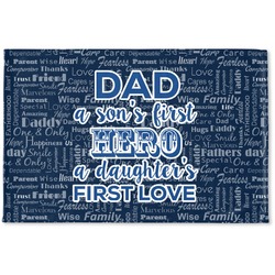 My Father My Hero Woven Mat