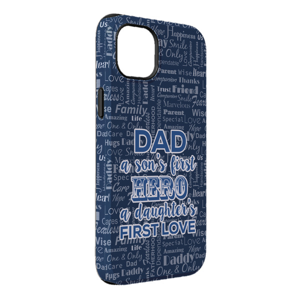 Custom My Father My Hero iPhone Case - Rubber Lined - iPhone 14 Pro Max