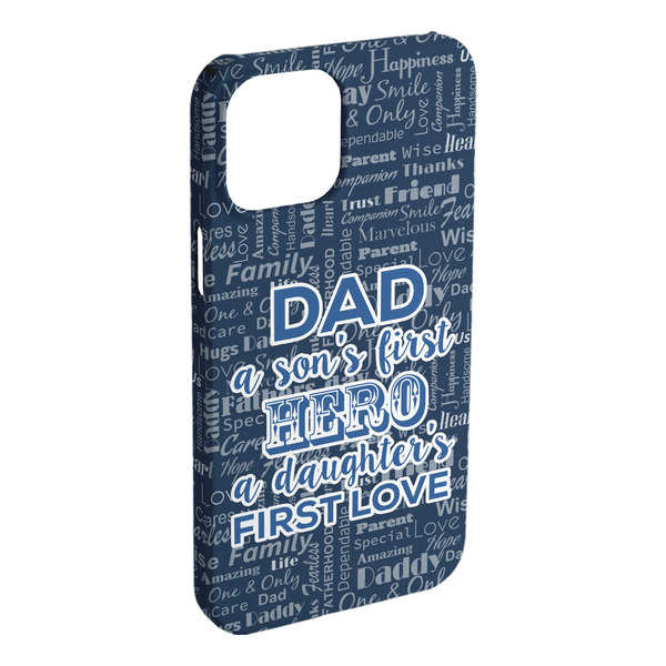 Custom My Father My Hero iPhone Case - Plastic - iPhone 15 Plus