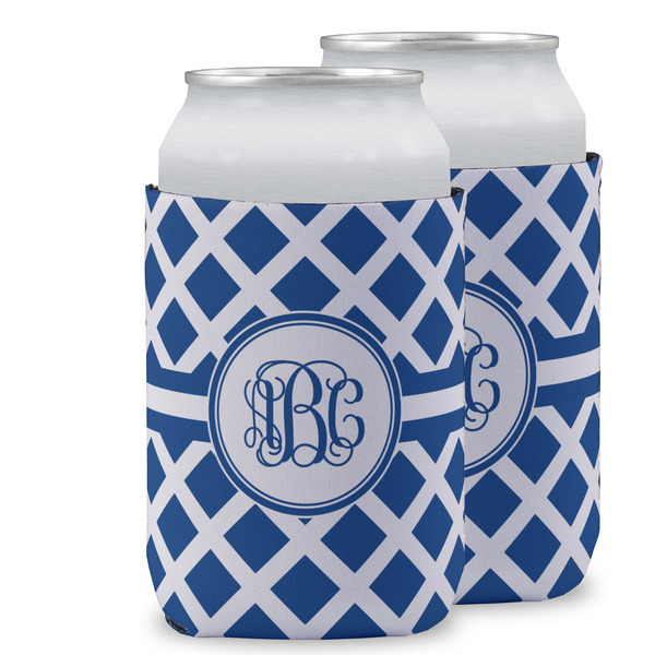 Custom Diamond Can Cooler (12 oz) w/ Monogram