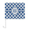 Diamond Car Flag - Large - FRONT