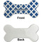 Diamond Ceramic Flat Ornament - Bone Front & Back Single Print (APPROVAL)