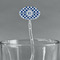 Diamond Clear Plastic 7" Stir Stick - Oval - Main