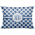 Diamond Decorative Baby Pillowcase - 16"x12" w/ Monogram