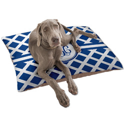 Diamond Dog Bed - Large w/ Monogram