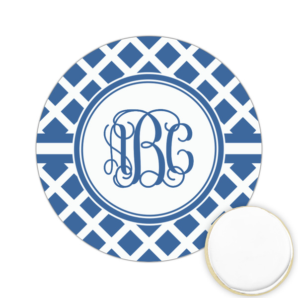 Custom Diamond Printed Cookie Topper - 2.15" (Personalized)