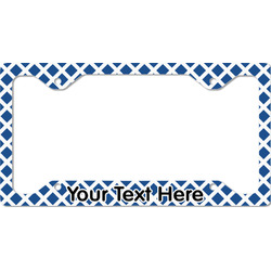 Diamond License Plate Frame - Style C (Personalized)