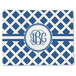 Diamond Single-Sided Linen Placemat - Single w/ Monogram