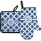 Diamond Neoprene Oven Mitt and Pot Holder Set