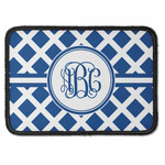 Diamond Iron On Rectangle Patch w/ Monogram