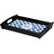 Diamond Serving Tray Black - Corner