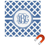 Diamond Square Car Magnet - 6" w/ Monogram