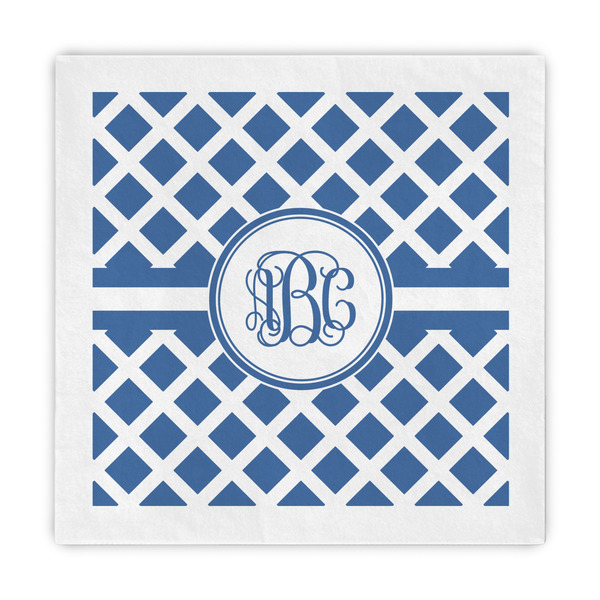 Custom Diamond Decorative Paper Napkins (Personalized)