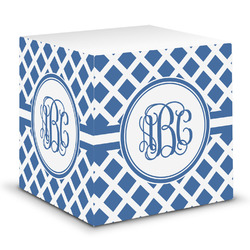 Diamond Sticky Note Cube w/ Monogram