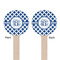 Diamond Wooden 6" Stir Stick - Round - Double Sided - Front & Back