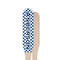 Diamond Wooden Food Pick - Paddle - Single Sided - Front & Back