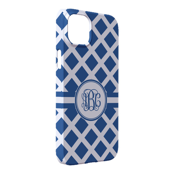 Custom Diamond iPhone Case - Plastic - iPhone 14 Plus (Personalized)