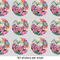 Watercolor Floral 1" Multipurpose Round Labels - Sheet