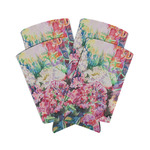 Watercolor Floral Can Cooler (tall 12 oz) - Set of 4