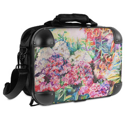 Watercolor Floral Hard Shell Briefcase