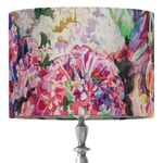 Watercolor Floral 16" Drum Lamp Shade - Fabric