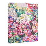 Watercolor Floral Canvas Print - 16x20