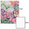 Watercolor Floral 16x20 - Matte Poster - Front & Back