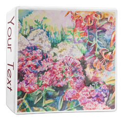 Watercolor Floral 3-Ring Binder - 2 inch