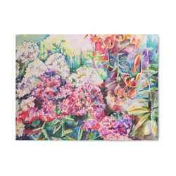 Watercolor Floral 5' x 7' Indoor Area Rug