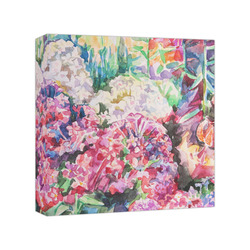 Watercolor Floral Canvas Print - 8x8